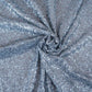 Steek Grey Sequins Power Net Fabric PDM-28965