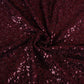 Maroon Sequins Power Net Fabric PDM-28966