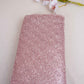 Peach Pink Sequins Power Net Fabric PDM-28968