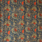 Blue & Multicolor Floral Print Tusser Silk KC-9698