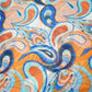 Multicolor Paisley Print Organza GF-9750