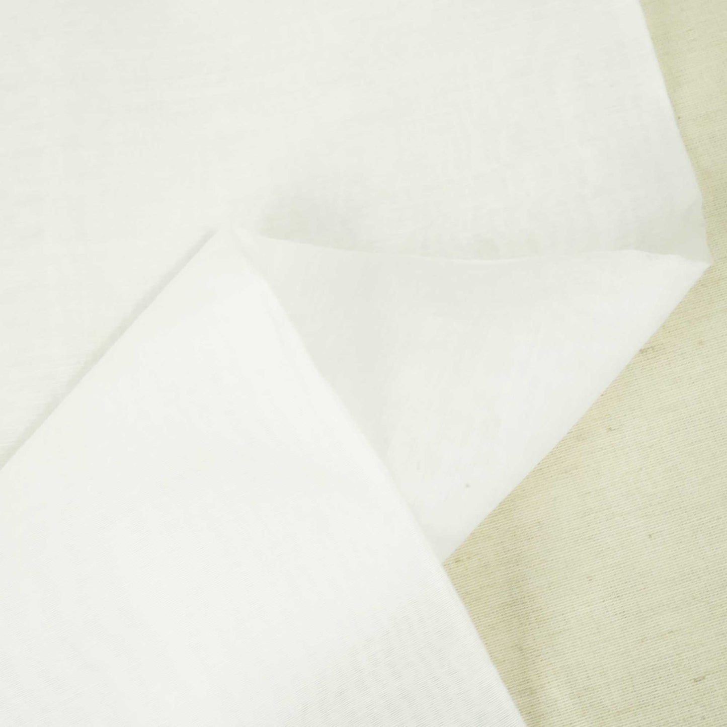 White Solid Dyeable Poly Chanderi BT-9791