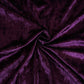 Wine Solid Silk Velvet Fabric PDM-28982