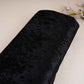 Black Solid Silk Velvet Fabric PDM-28983