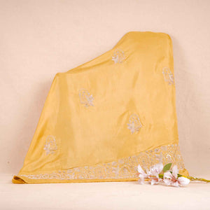 Pista Traditional Pearl Cutdana Dola Silk Fabric TA-28988 - TradeUNO