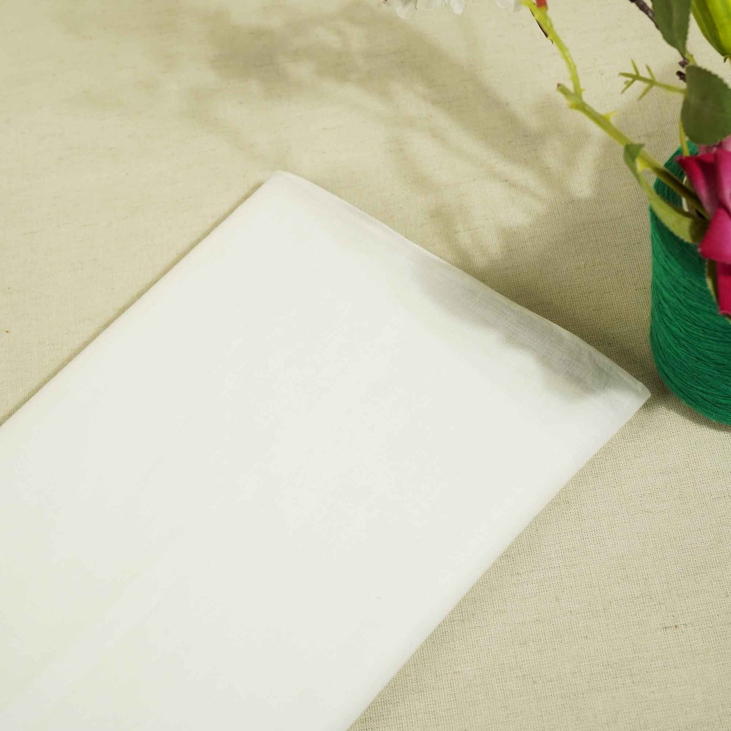 White Solid Dyeable 92*80 Cotton Voile DT-9939