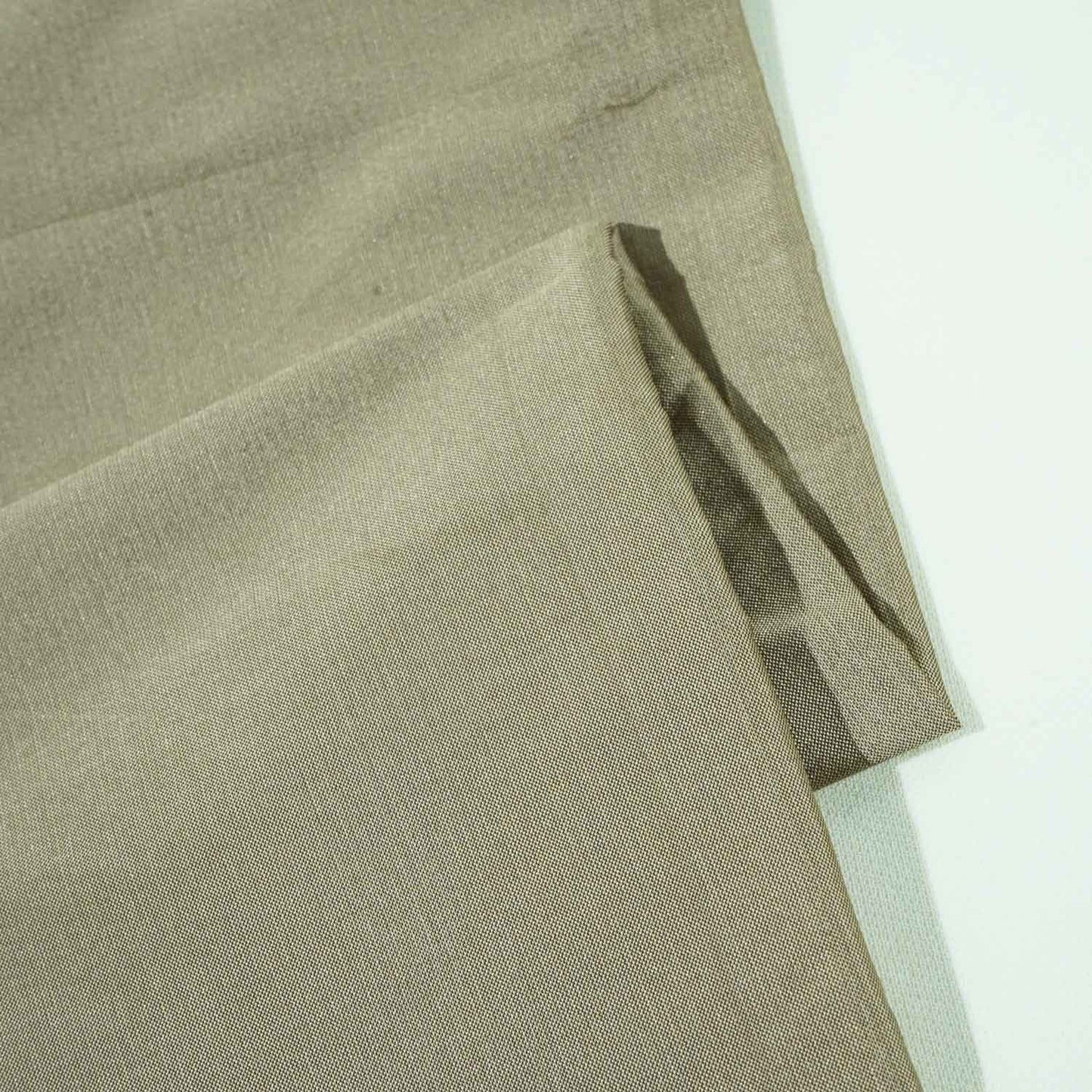 Light Brown Solid Silk Taffeta OE-9965