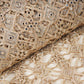 Golden Cutwork Embroidery Net Fabric HCS-28999