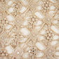 Golden Cutwork Embroidery Net Fabric HCS-28999