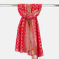 Pink Bandhani Jacquard 60*60 Georgette Dupatta TF-32695