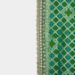 Green Bandhani Jacquard 60*60 Georgette Dupatta TF-32697