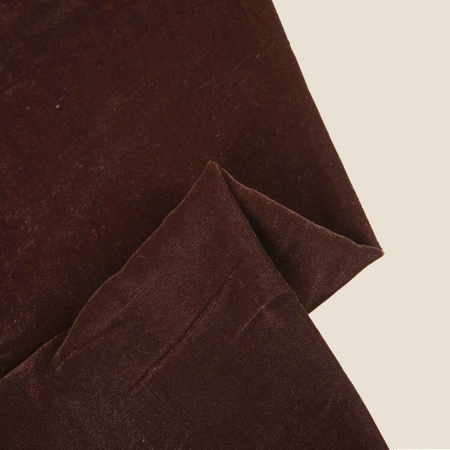 Brown Solid Micro Velvet 9000 MSMR-27865