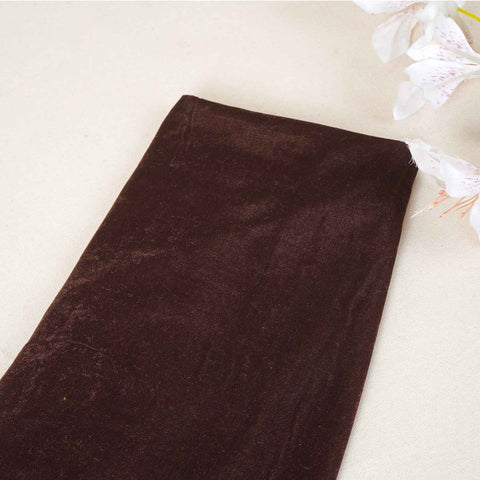 Brown Solid Micro Velvet 9000 MSMR-27865