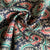 Black Handblock Print Modal Satin