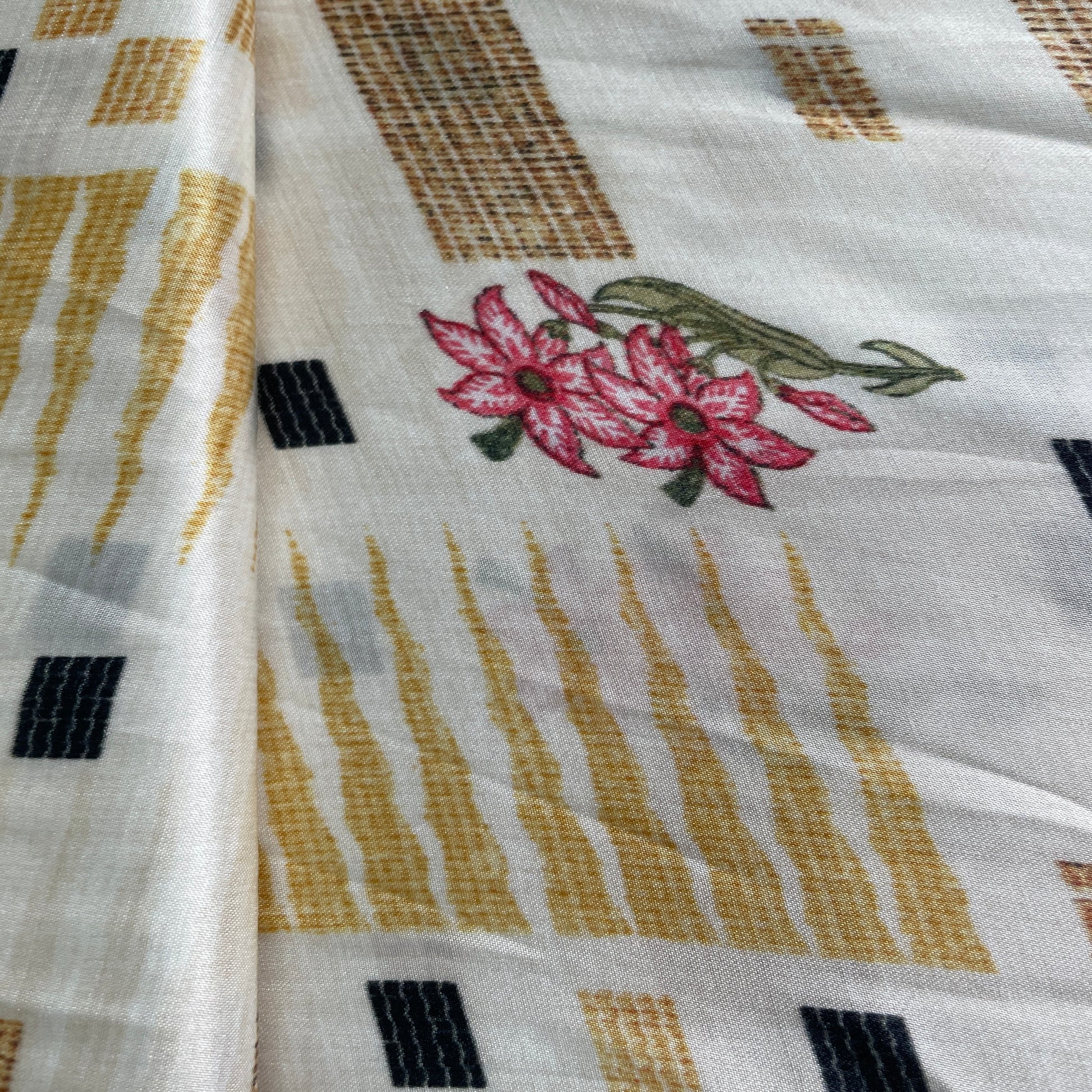 Multicolor Silk Fabric