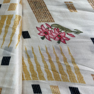 Multicolor Silk Fabric
