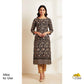Black Zari Embroidery Georgette fabric DR-27963
