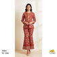 Red Zari Embroidery Georgette fabric DR-27969