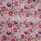 Pink floral print Organza Fabric VP-32005