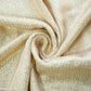 White & Copper Sequence Embroidery Georgette Fabric