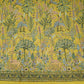 Yellow Thread Embroidery Georgette Fabric DR-32380