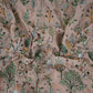 Peach Thread Embroidery Georgette Fabric DR-32382