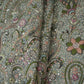 Light Grey Kashmiri Paisley Embroidery Georgette Fabric DR-32375