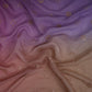 Lavender With Green 4D Geometrical Sequins Embroidery Malai Chanderi Fabric VF-32323