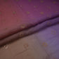 Lavender With Green 4D Geometrical Sequins Embroidery Malai Chanderi Fabric VF-32323