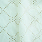 White Geometrical Mukaish Work Georgette Dyeable Fabric