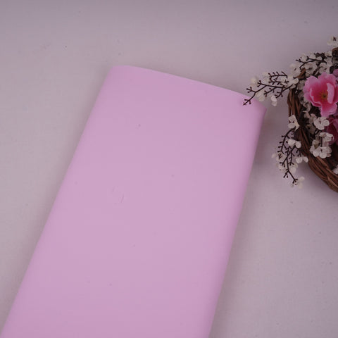 Baby Pink Solid Butter Crepe Fabric STB-12