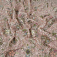 Peach Kashmiri Paisley Embroidery Georgette Fabric DR-32374
