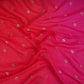 Magenta With Rani Pink 4D Geometrical Sequins Embroidery Malai Chanderi Fabric VF-32322