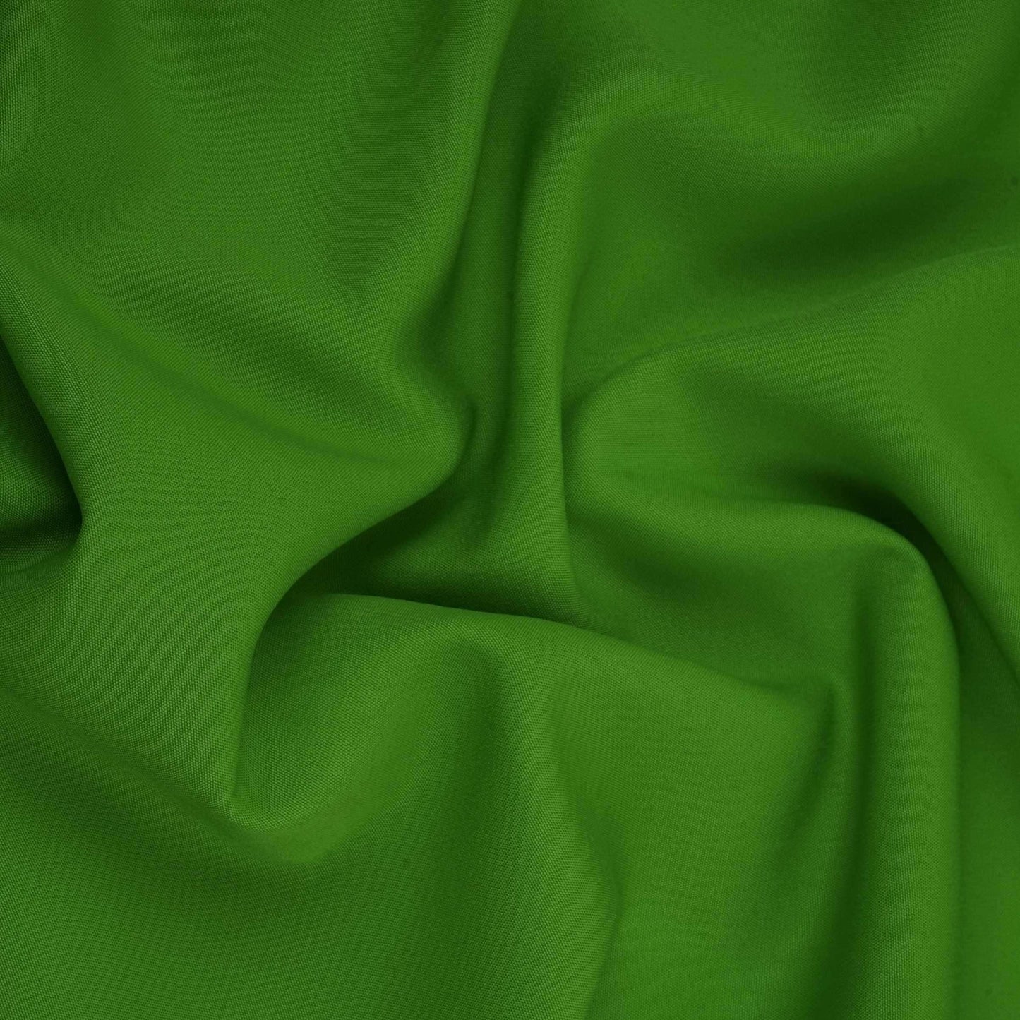 Parrot Green Solid Butter Crepe Fabric STB-02