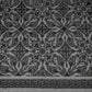 Off White Kashmiri Paisley Jaal Embroidery Chinon Fabric DR-32385