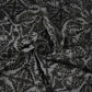 Off White Kashmiri Paisley Jaal Embroidery Chinon Fabric DR-32385