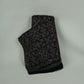 Black Kashmiri Paisley Jaal Embroidery Chinon Fabric DR-32384