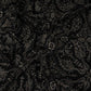 Black Kashmiri Paisley Jaal Embroidery Chinon Fabric DR-32384