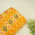 Mustard Ikkat Print Cotton Fabric 19942