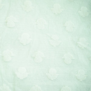 Off White Buti Handloom Dyeable Cotton Staple Fabric