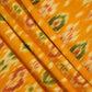 Mustard Ikkat Print Cotton Fabric 19942