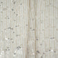 White Dyeable Sequins Embroidery Georgette Fabric DR-32402