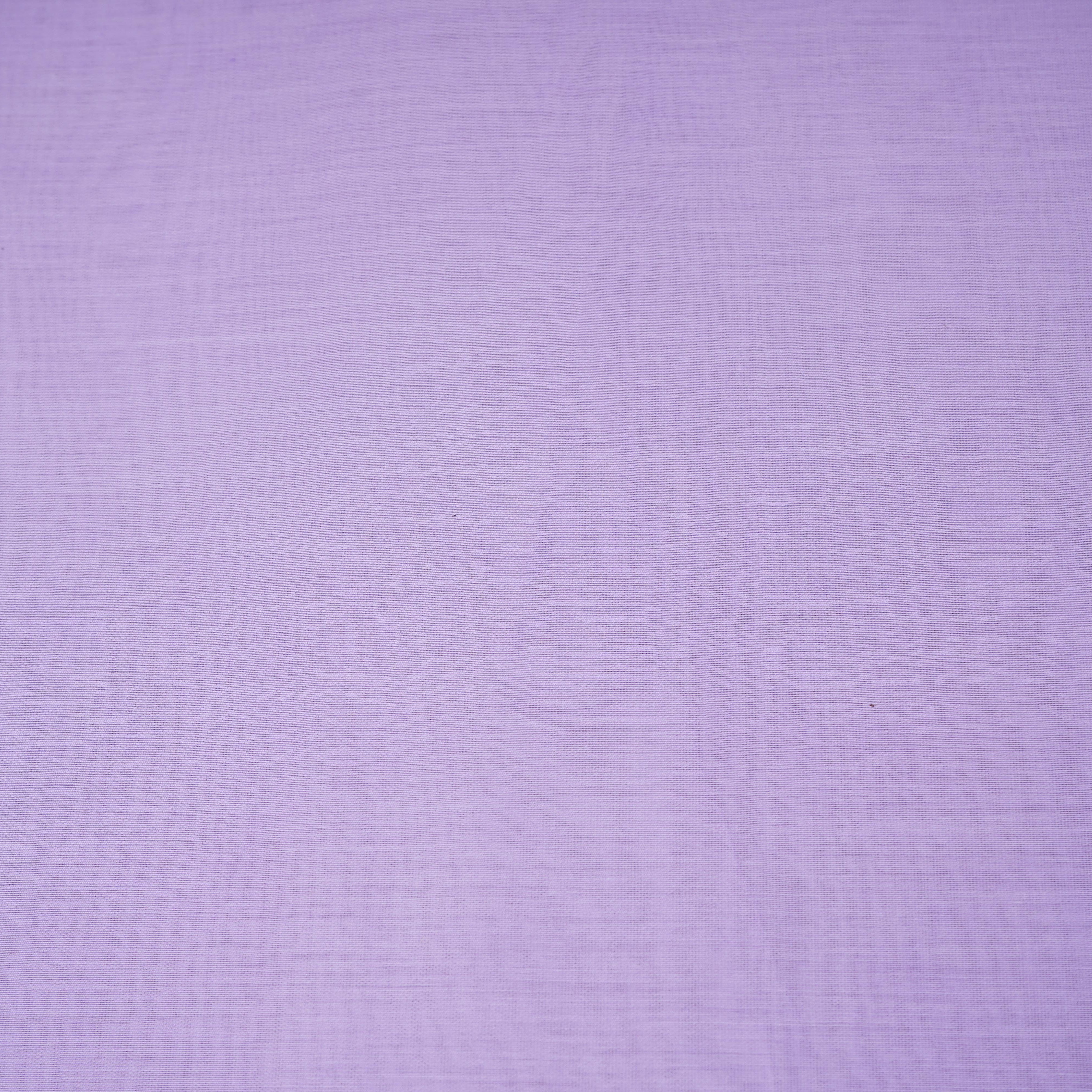 Lavender Solid Mul Chanderi Fabric DC-30338 - TradeUNO