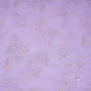 Lavender Floral Embroidery Mul Chanderi Fabric DC-30337