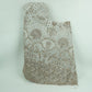 Off White Mughal Bird & Floral Jaal Embroidery Georgette Fabric DR-32393