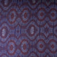 Navy Blue Abstract Print Satin Linen Fabric MT-30979