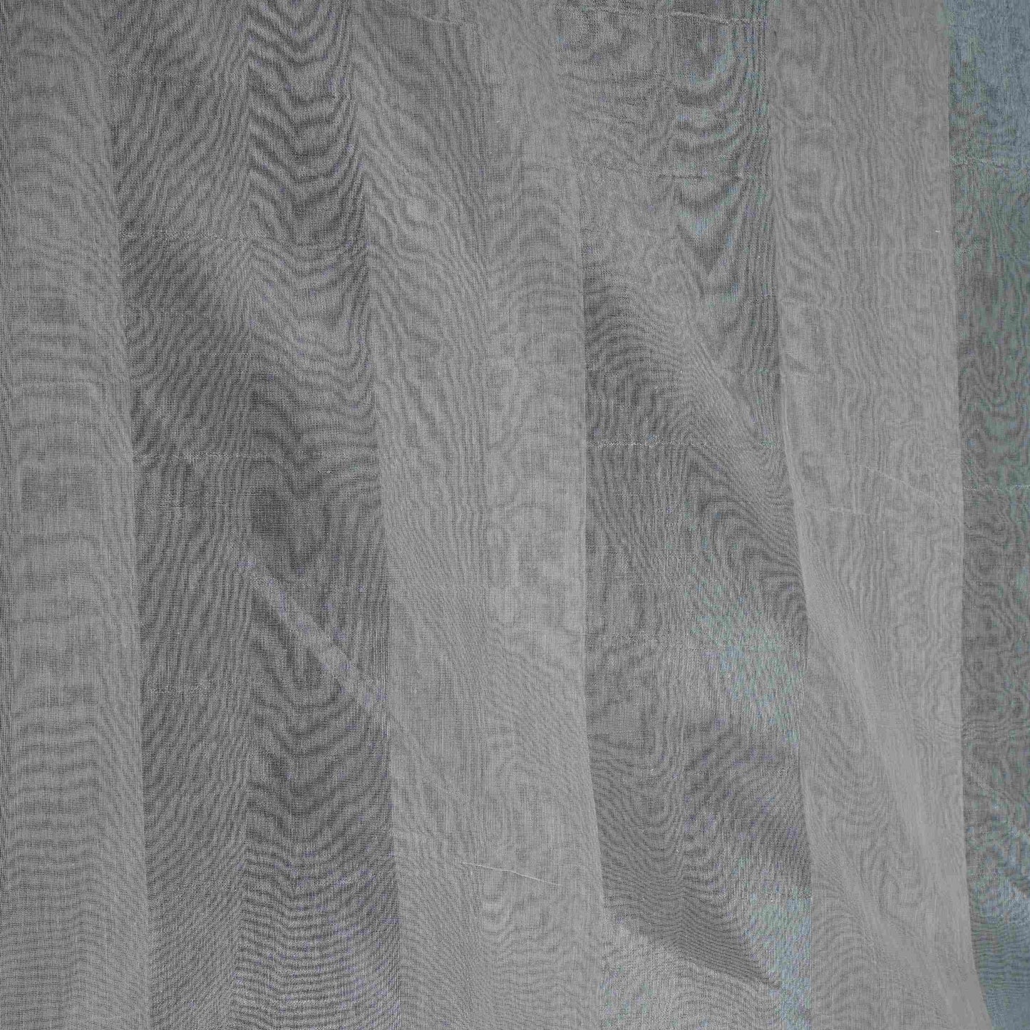 White with Silver Stripes Dyeable Tissue Fabric ACV-32246