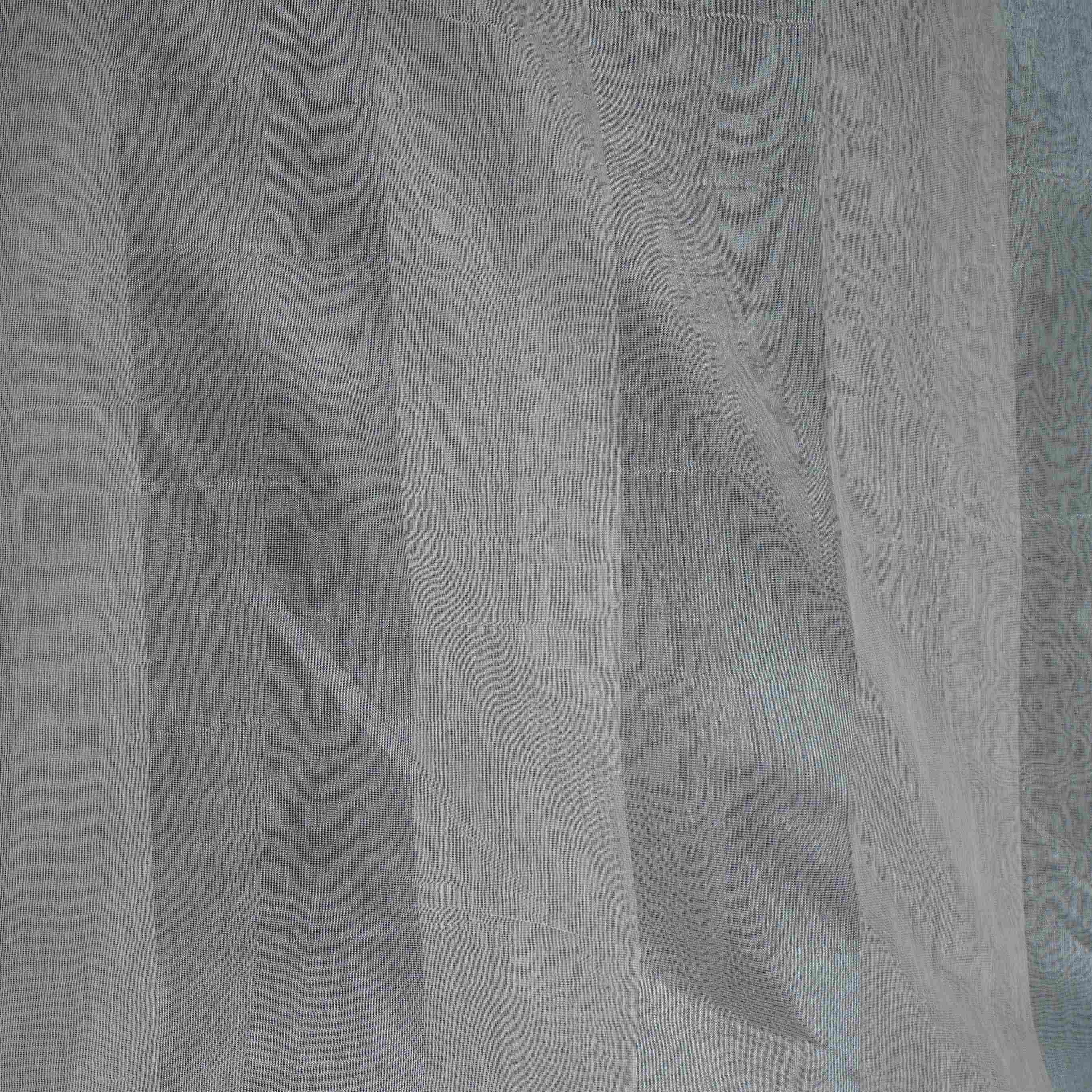 White with Silver Stripes Dyeable Tissue Fabric ACV-32246