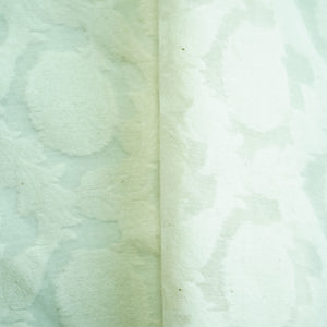 Off White Floral Traditional Handloom Dyeable Cotton Staple Fabric