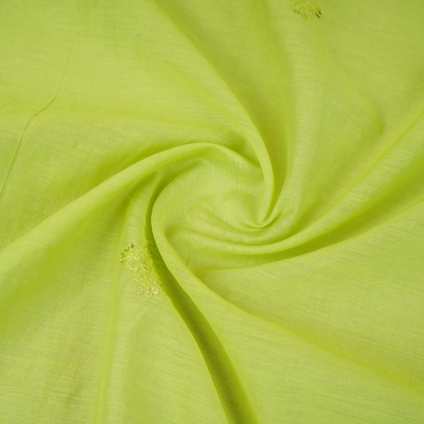 Light Green Embroidery Chanderi Dupatta DC-30345